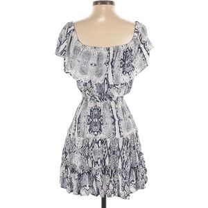 Blue Island Off the Shoulder Mini Dress S